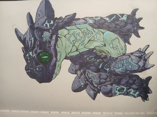 Portrait Magic Lizard